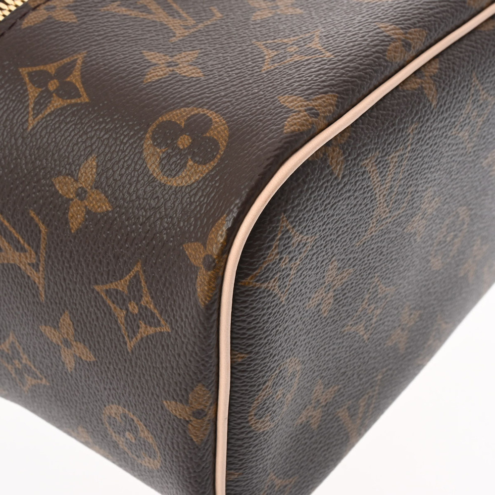 Louis Vuitton Monogram Nice Vanity Bag Brown Canvas Handbag - Picture 6 of 12